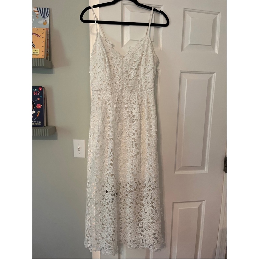 ASTR The Label White Lace Dress